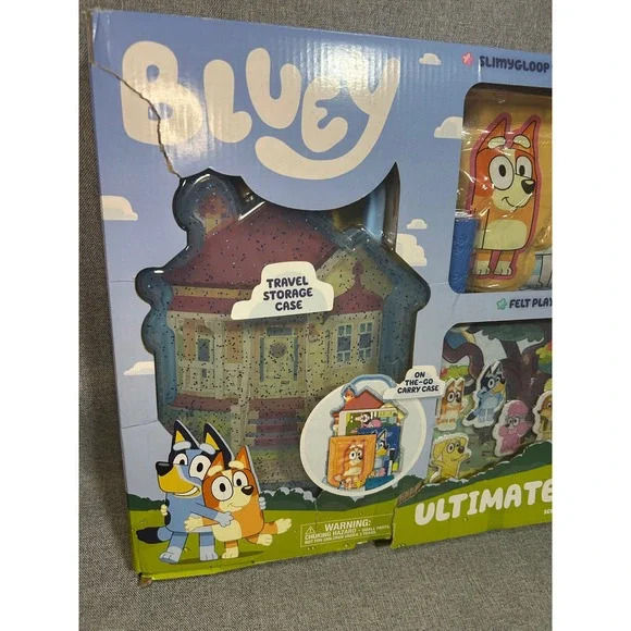 Bluey Ultimate Activity Set Kids OS Multi 4-in-1 SlimySand Felt Magnetic Puzzle - Picture 2 of 13